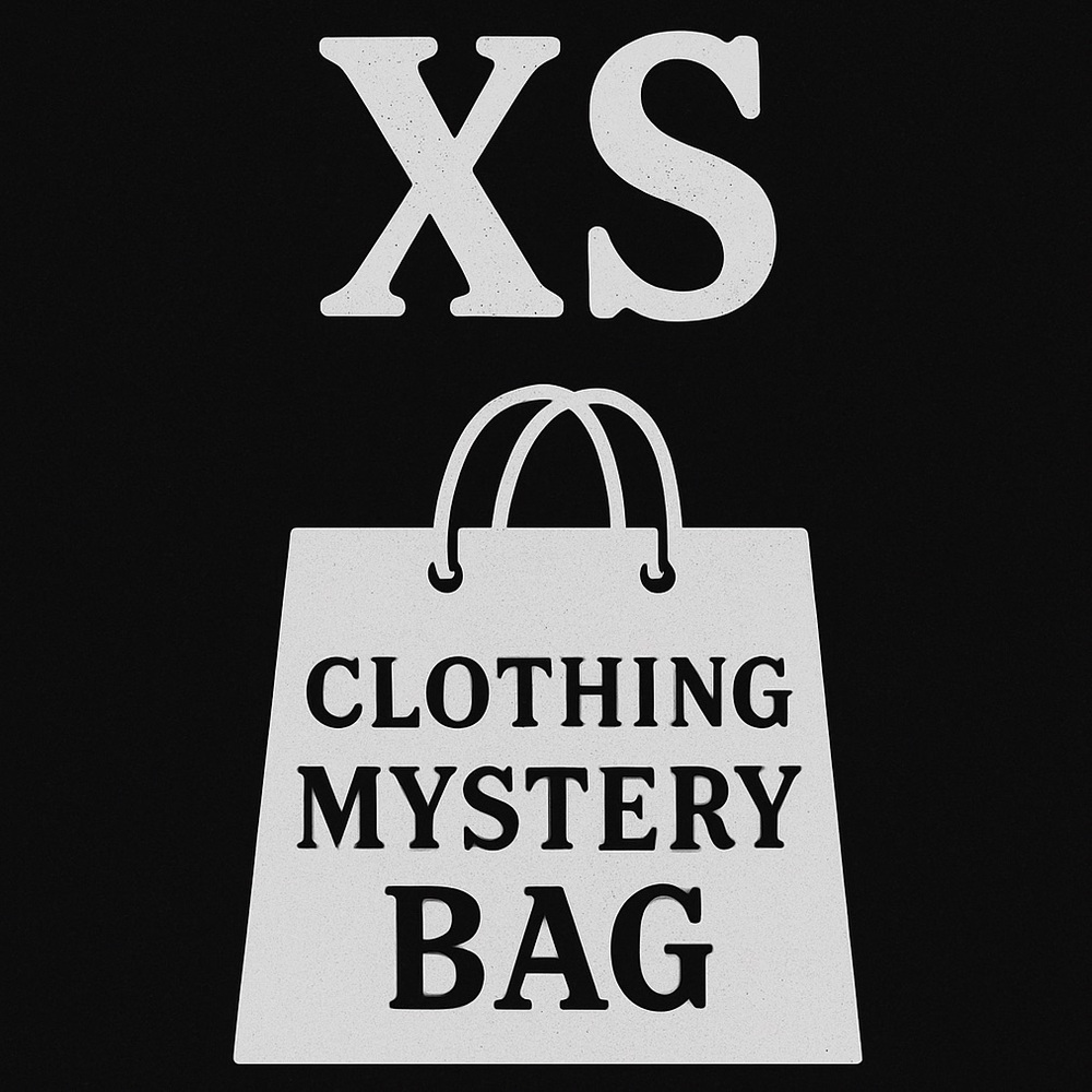 5 Items - XS Black Clothing Mystery Bag